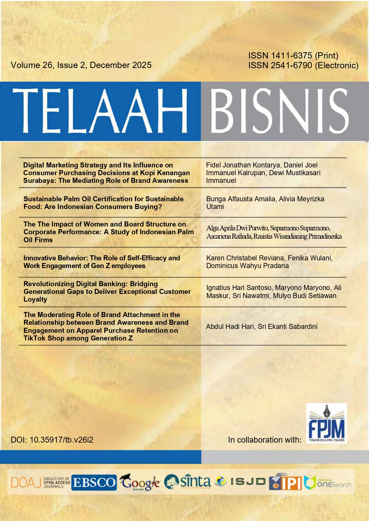 					View Vol. 26 No. 2 (2025): December 2025
				